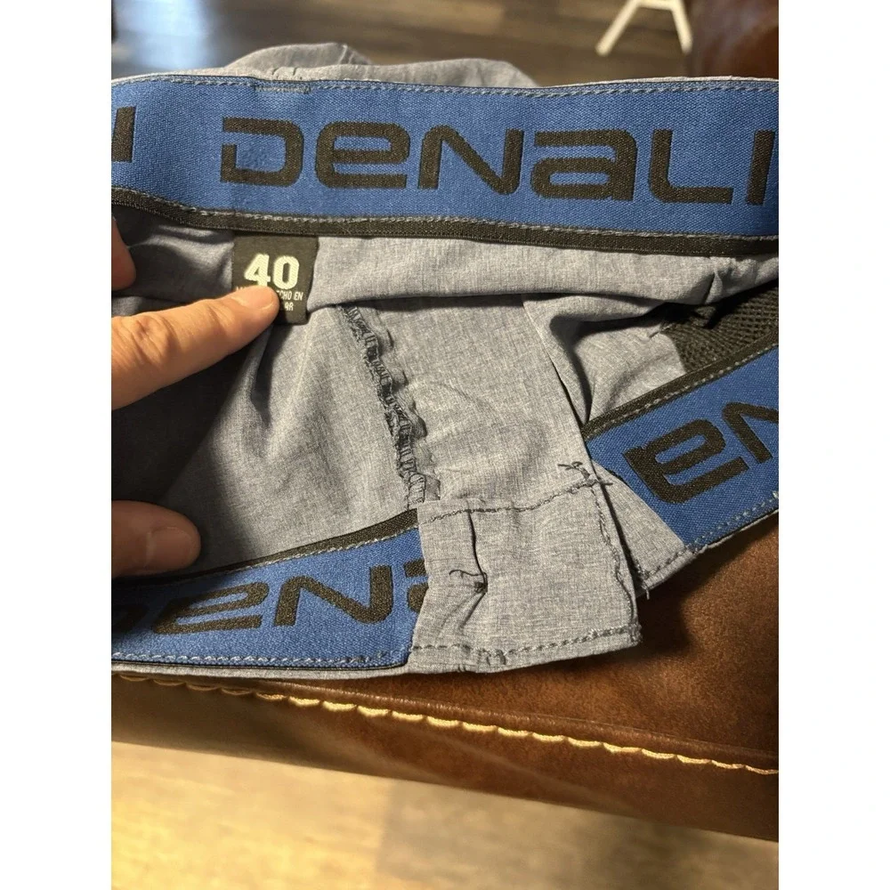 Denali Men's Blue Performance Golf Shorts Stretch Casual Lightweight Size 40